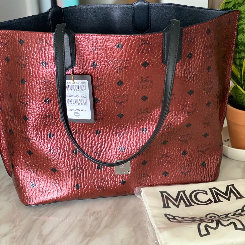 Metallic Viestos Shopper Tote